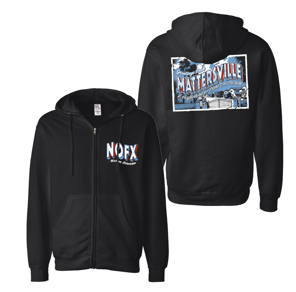 NOFX パーカー Mattersville Zip Up Hoody – NOFX